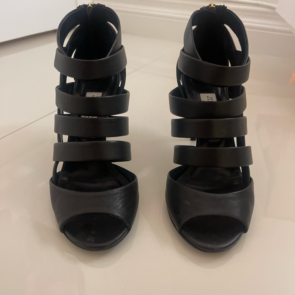 Jimmy choo Black Strappy Women's Heels